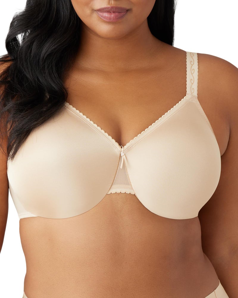 Wacoal Women's Simple Shaping Unlined Full Coverage Minimizer Bra, 857109, Naturally Nude, 38DD - Image 1